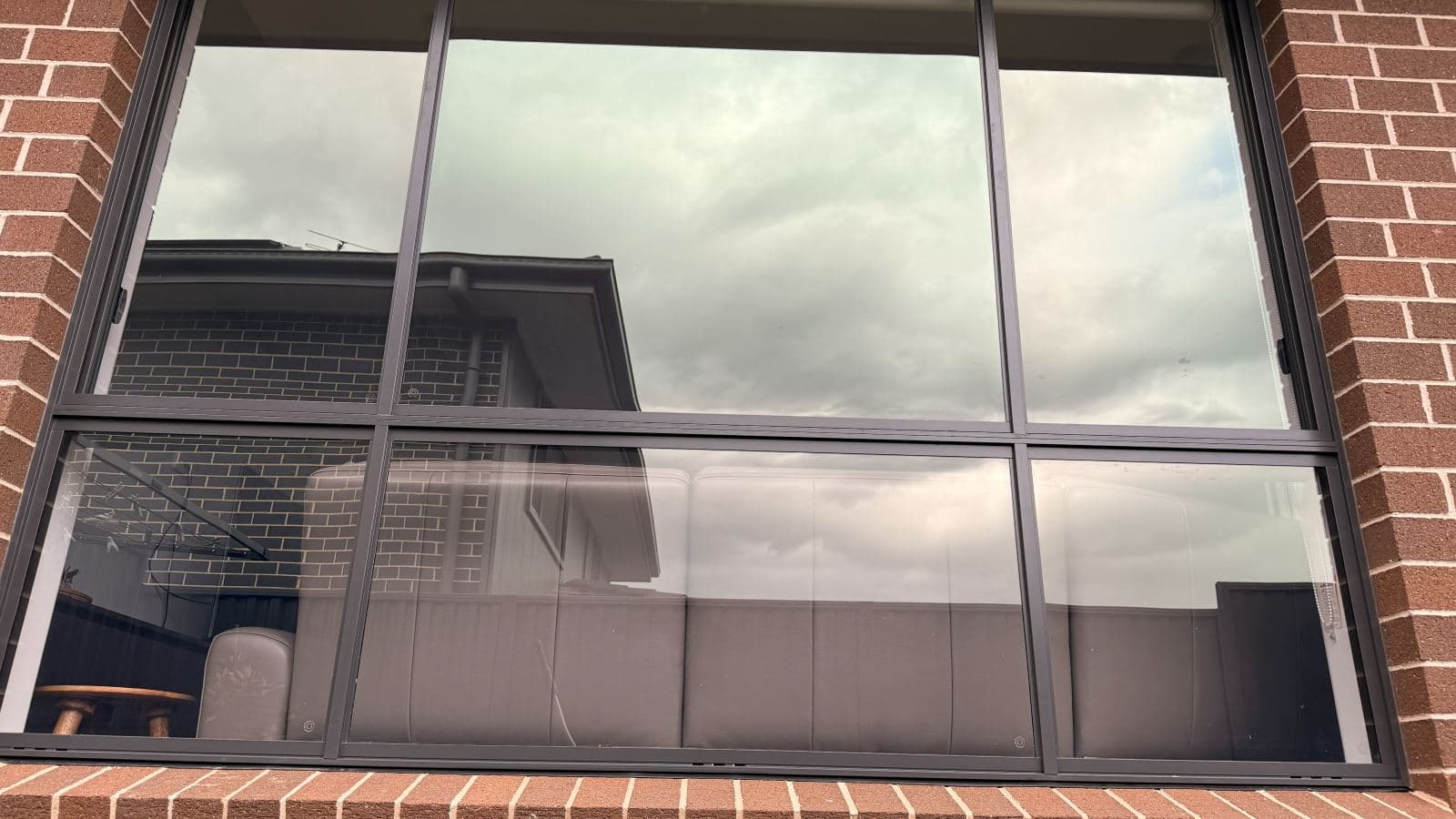 Cleaned exterior windows at a Kellyville home