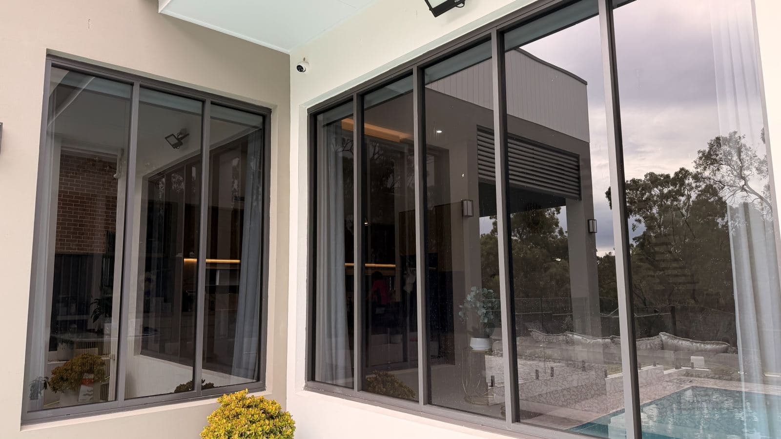 Cleaned windows at a luxury Sydney home