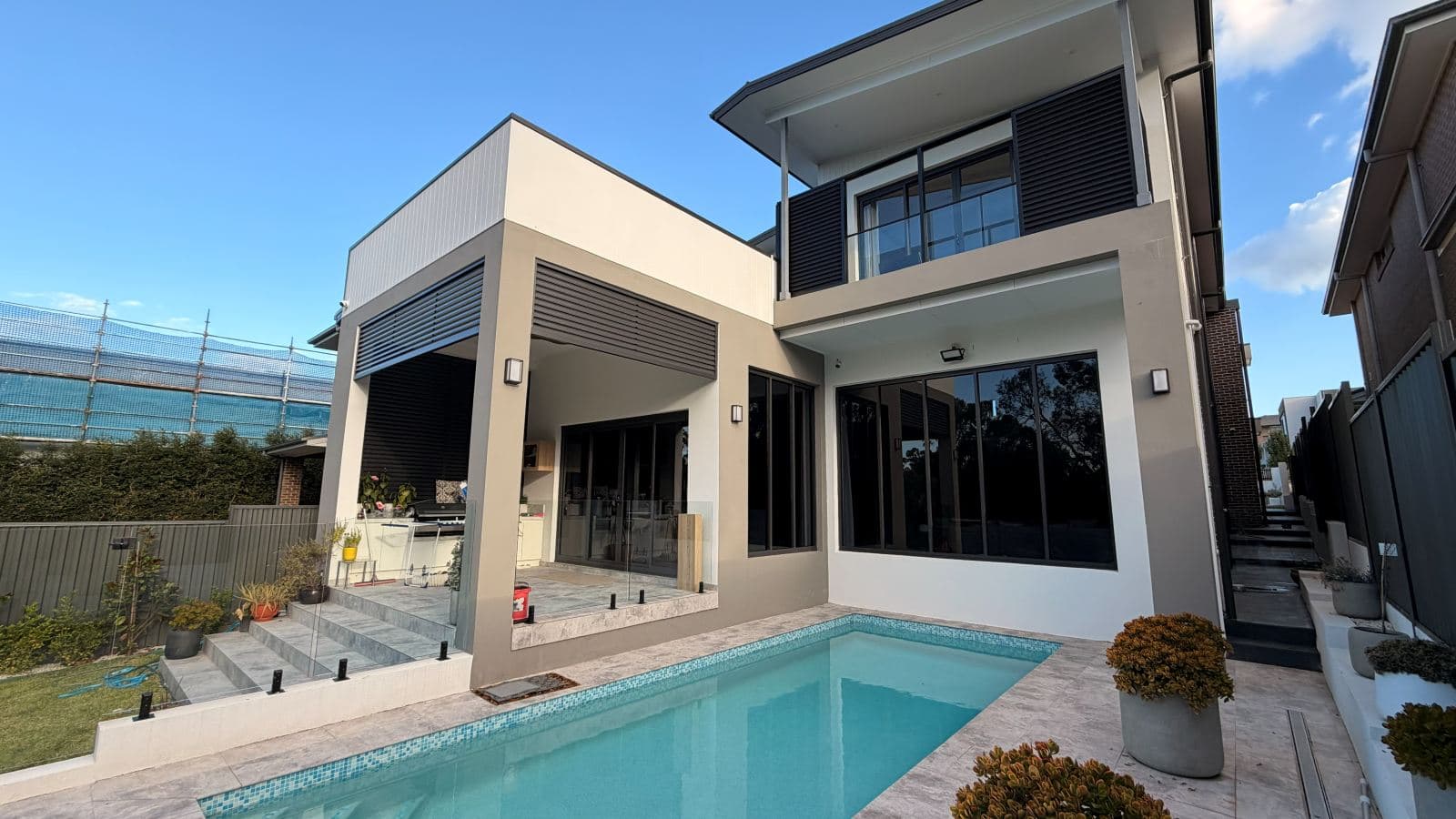 Cleaned windows at a luxury Sydney home