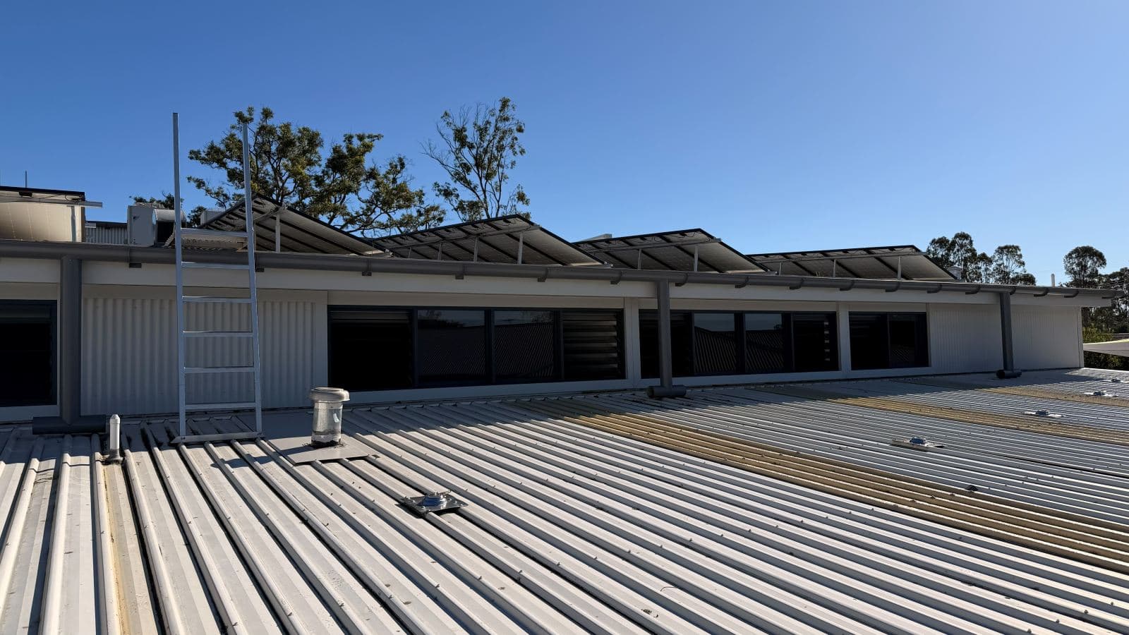 Cleaned louvre windows at a Rouse Hill property